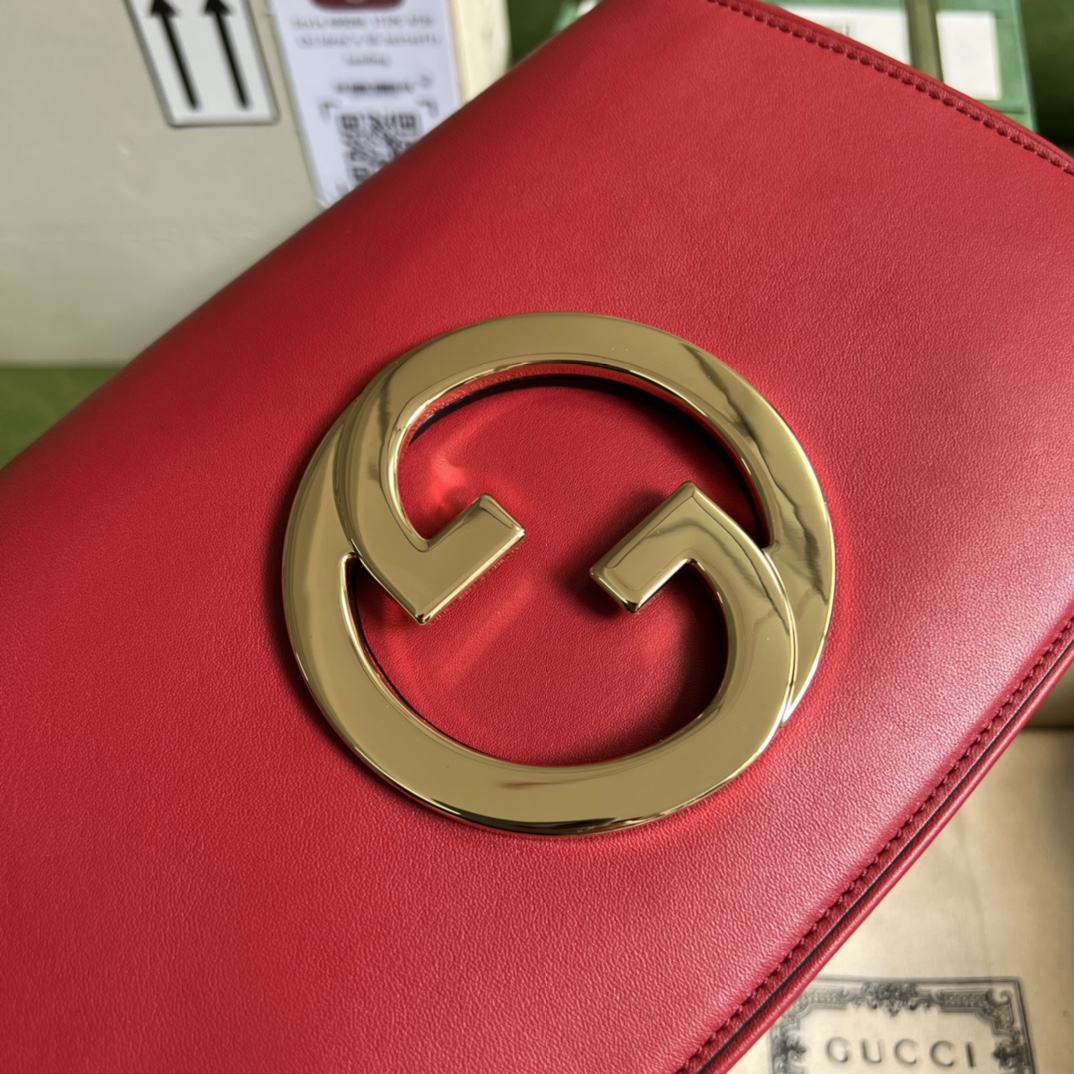 Gucci Blondie互扣红色腋下包