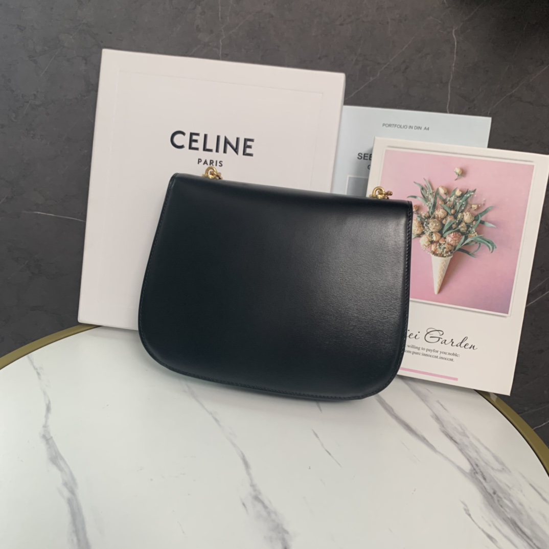 CELINE2022 新品新出走秀款秀款凯旋门链条方形包