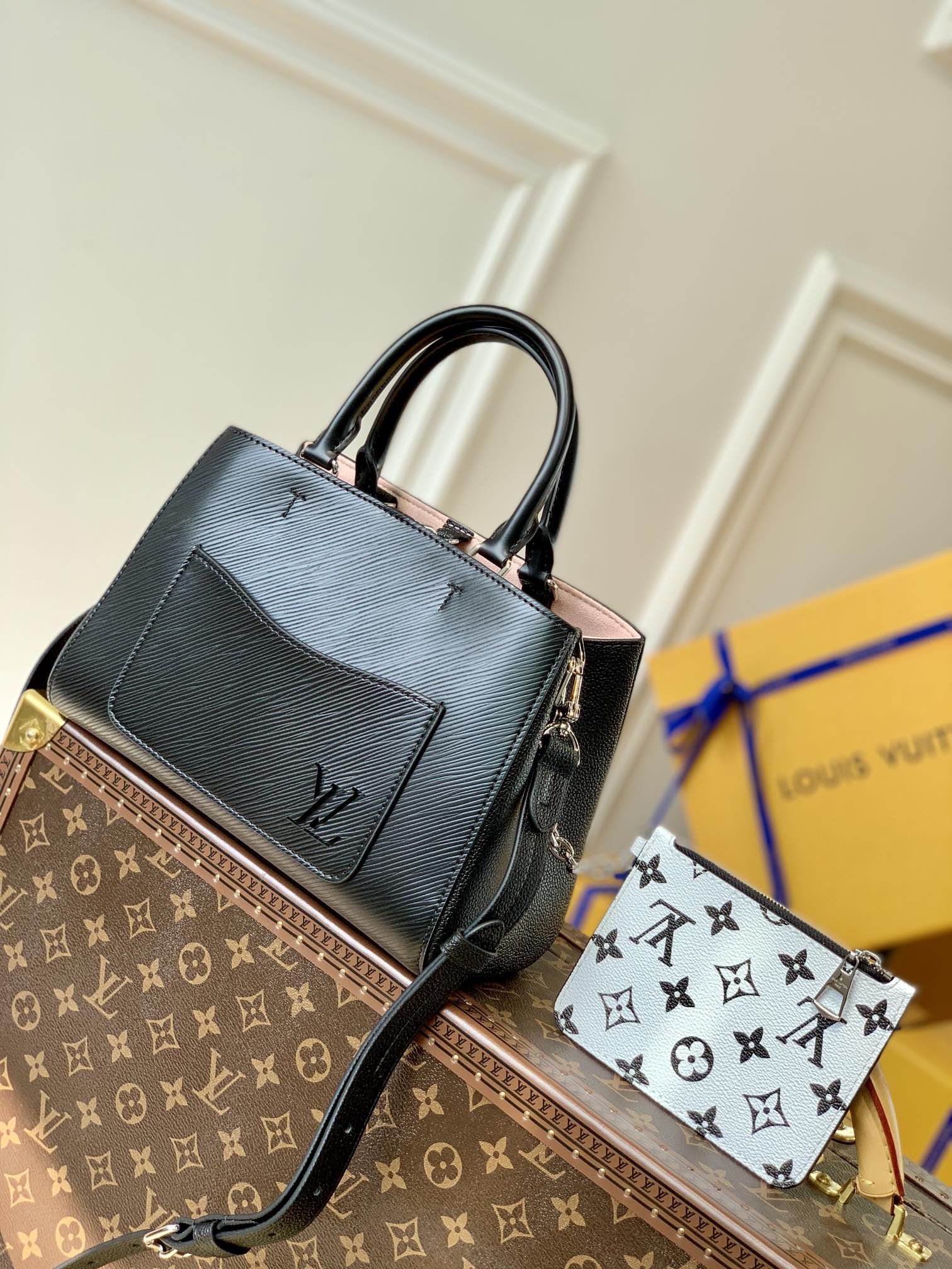 原单M59952黑色 Marelle Tote BB 手袋