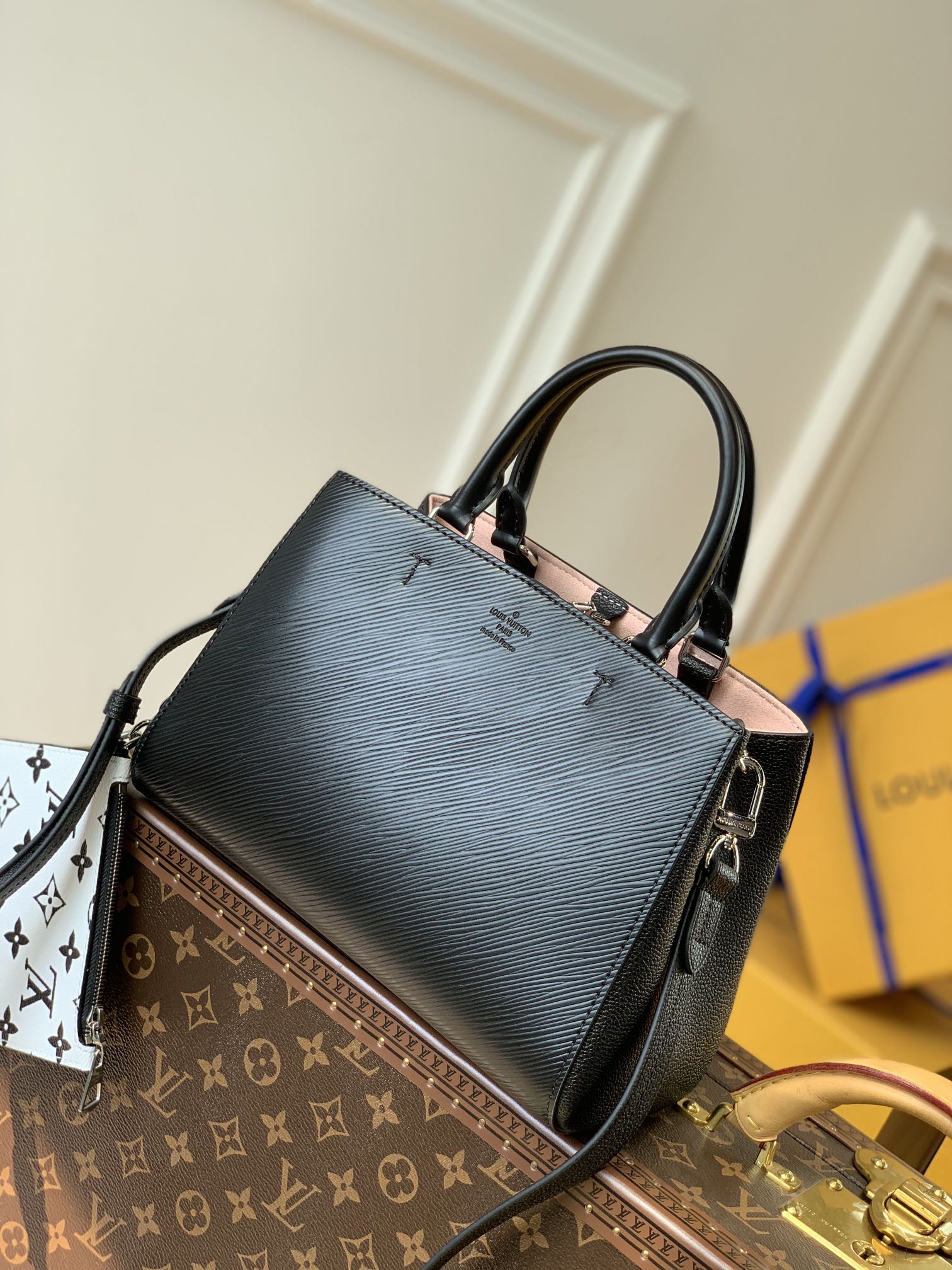 原单M59952黑色 Marelle Tote BB 手袋