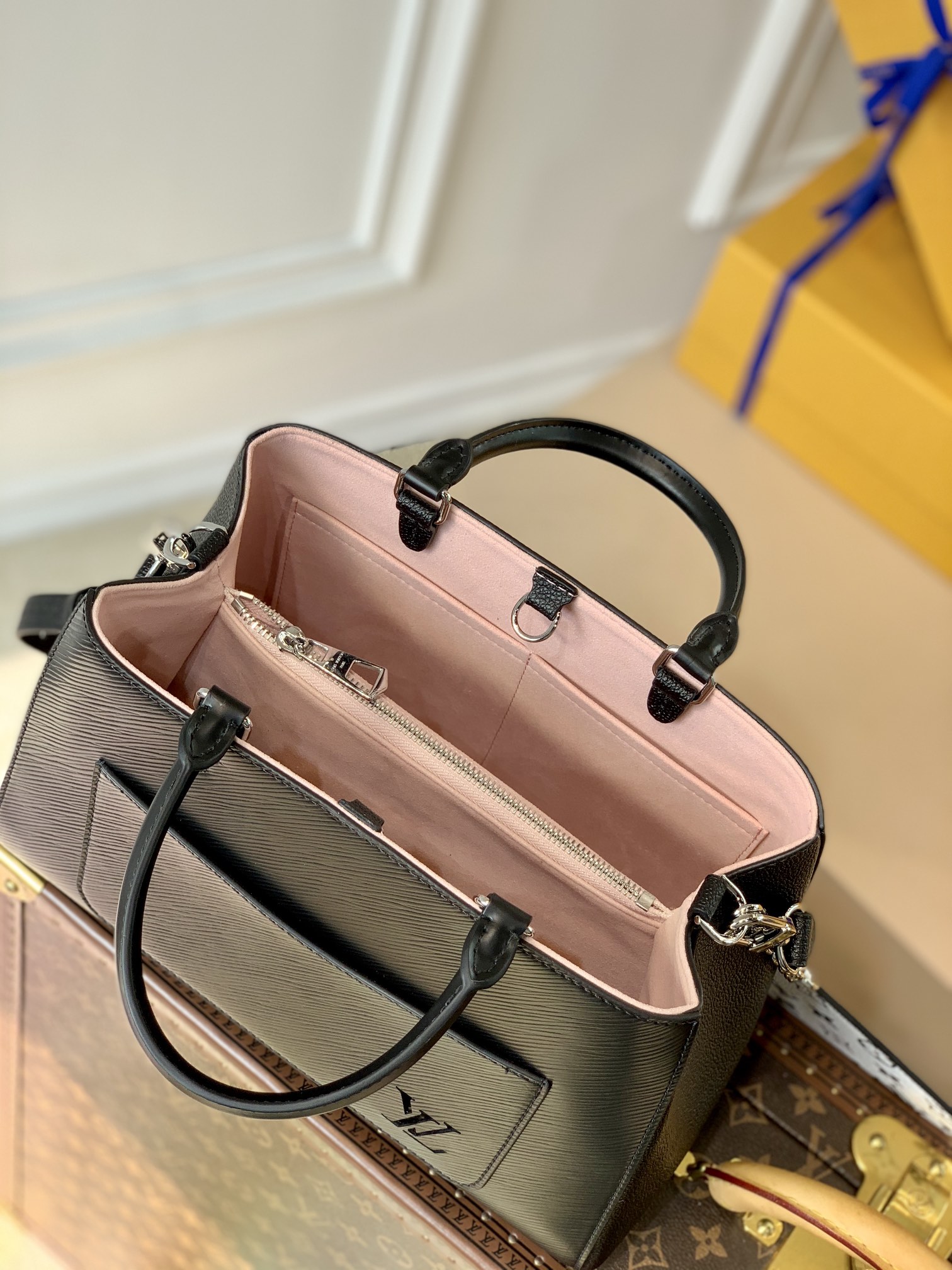 原单M59953黑色 Marelle Tote 中号手袋