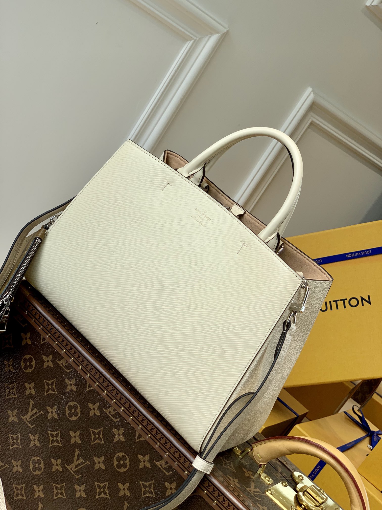 原单M59953米色 Marelle Tote 中号手袋