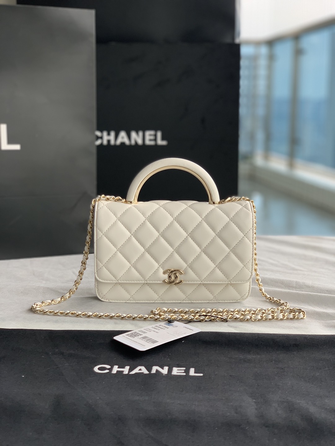 CHANEL：型号：AP2844#新款发财包