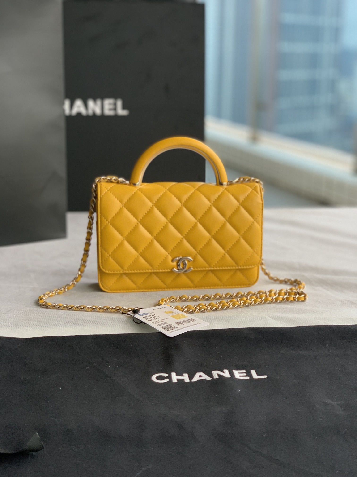 CHANEL：型号：AP2844#新款发财包