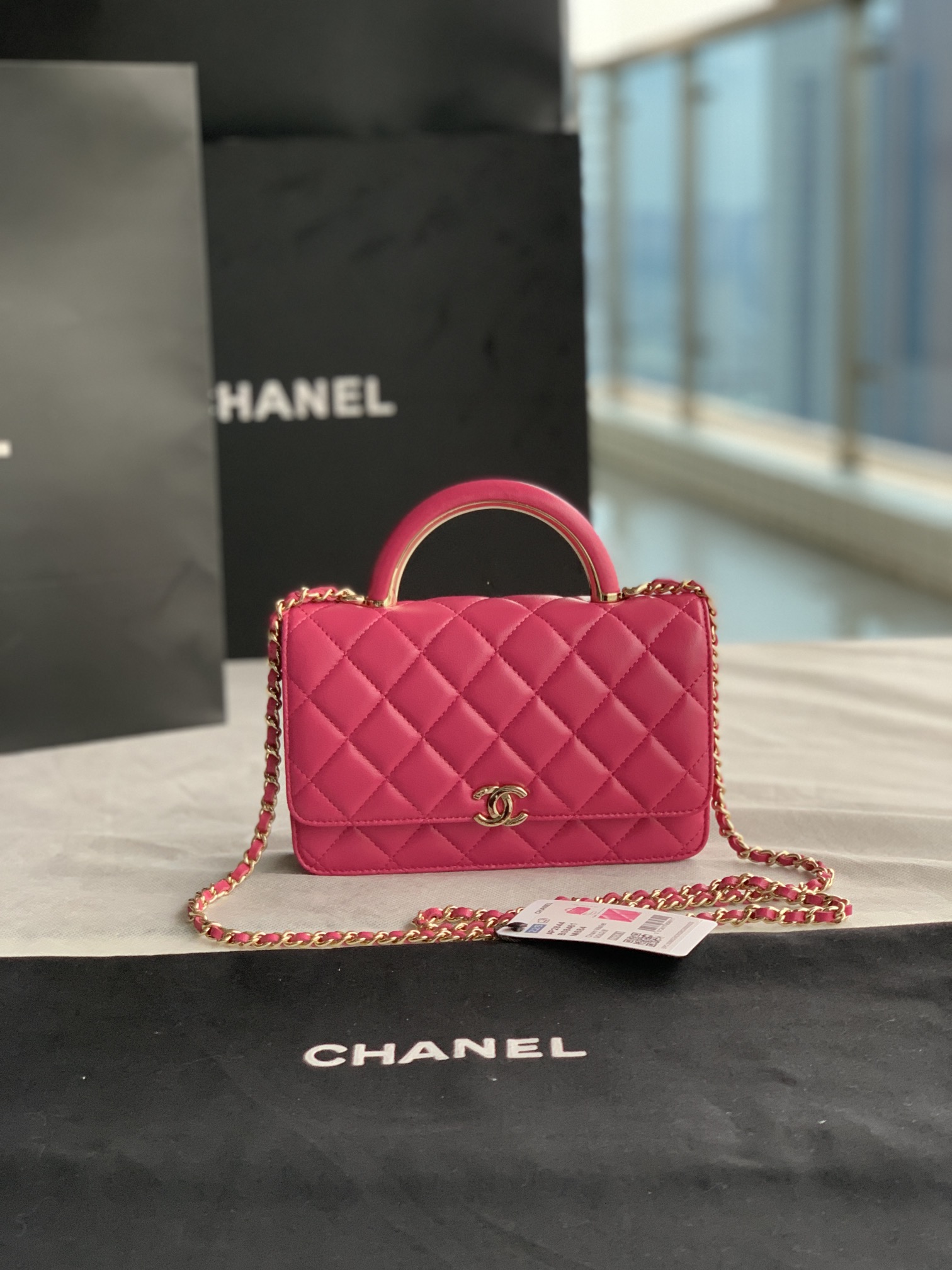 CHANEL：型号：AP2844#新款发财包