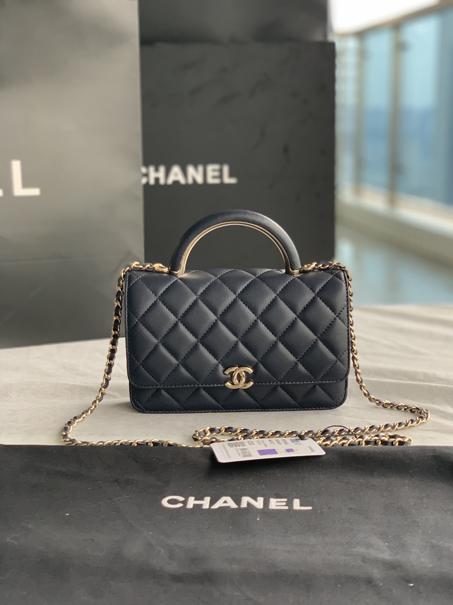 CHANEL：型号：AP2844#新款发财包