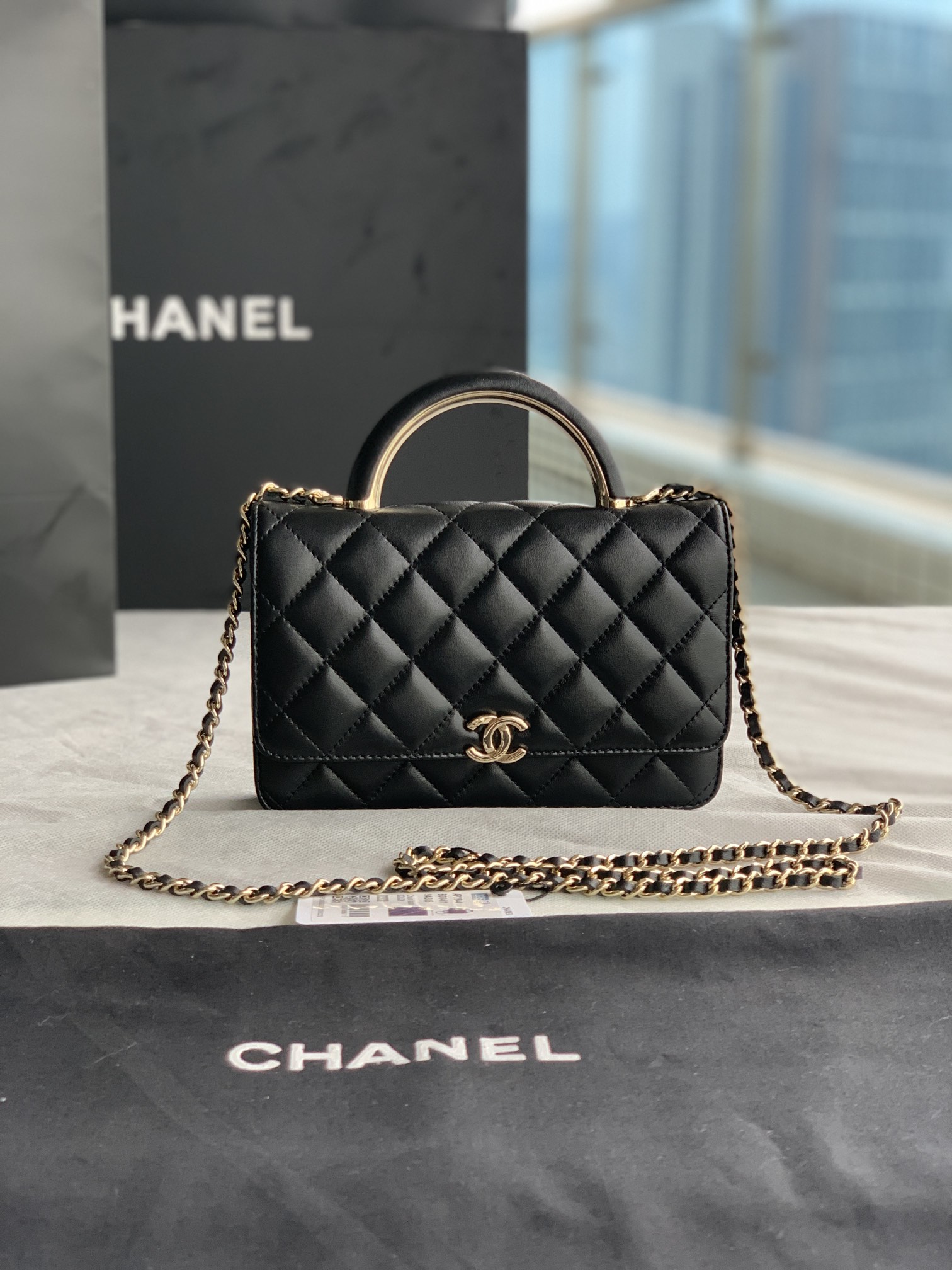 CHANEL：型号：AP2844#新款发财包