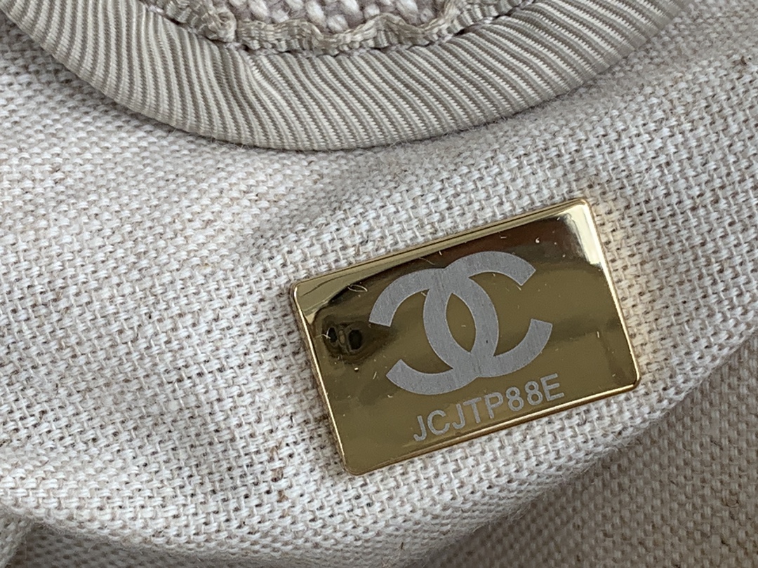 CHANEL   型号：66941 2022新款新色母子沙滩牛仔帆布包