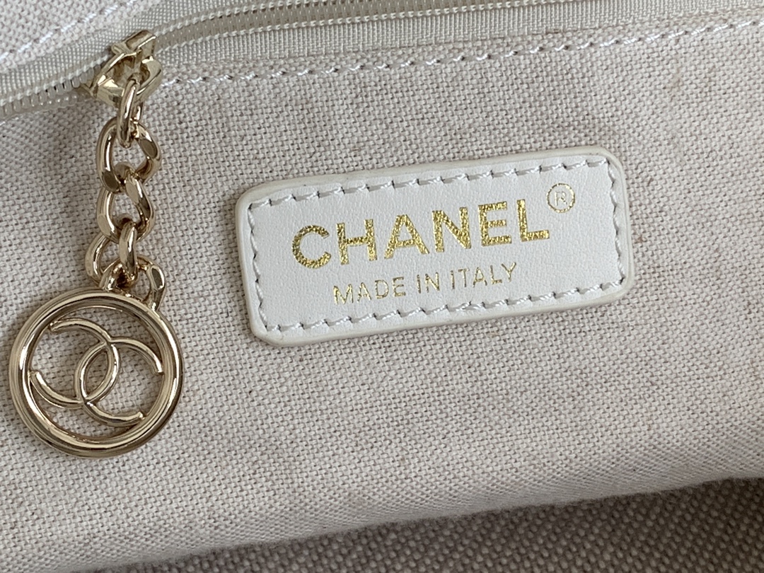 CHANEL   型号：66941 2022新款新色母子沙滩牛仔帆布包