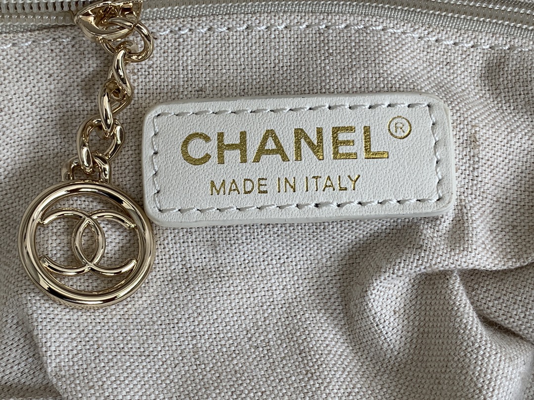 CHANEL   型号：66941 2022新款新色母子沙滩牛仔帆布包