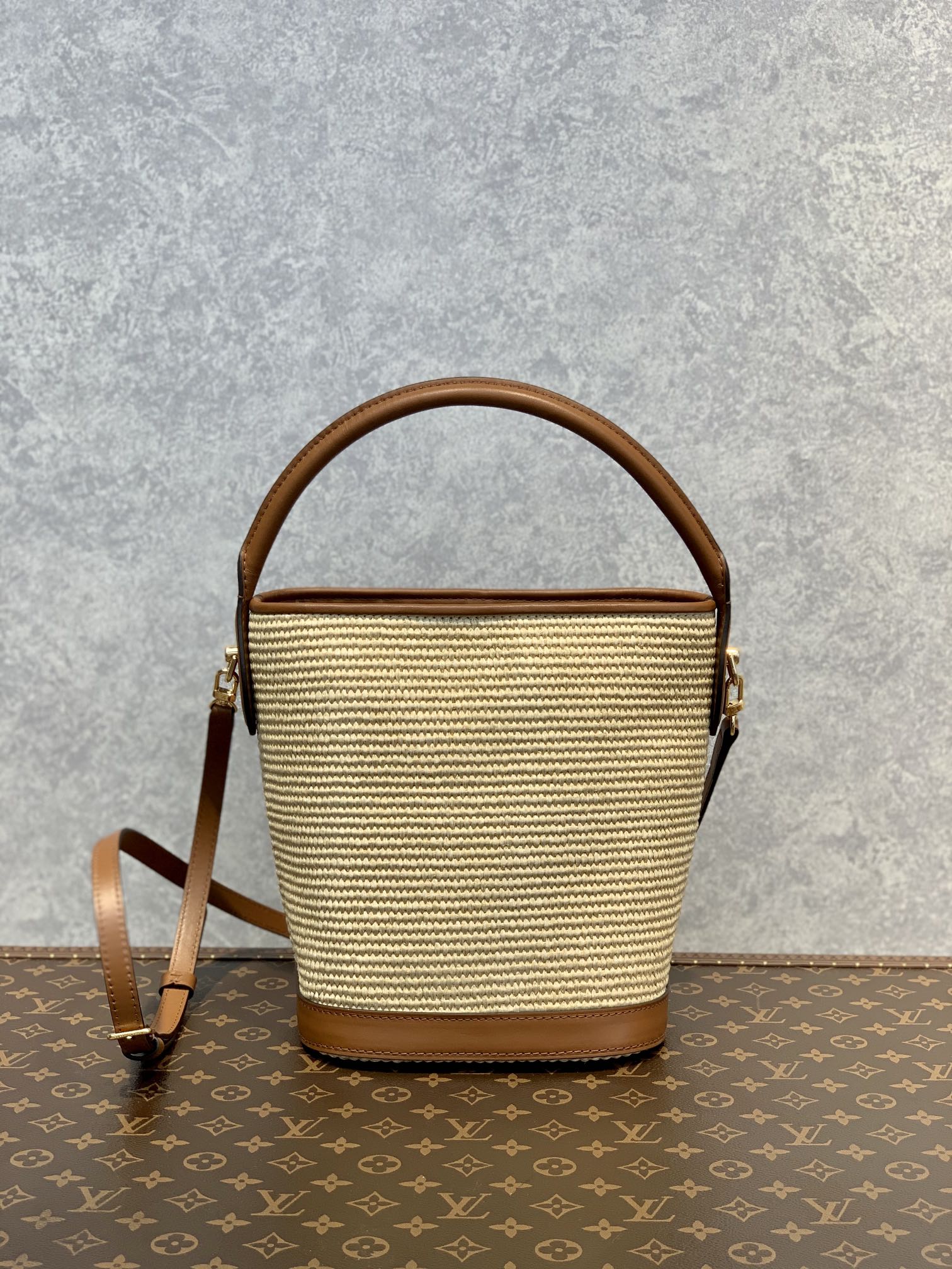 原单M59962棕色（编织）neverfull