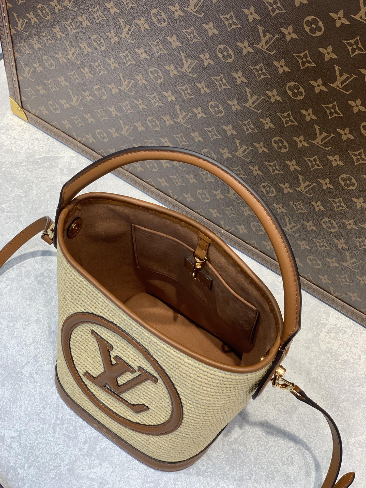 原单M59962棕色（编织）neverfull