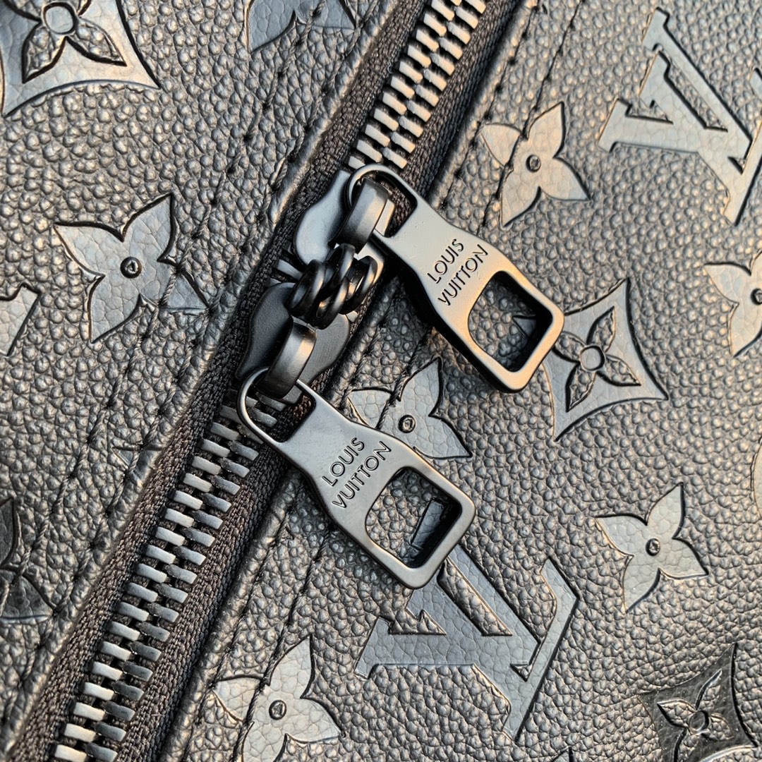 原单M44470 全皮压花 Keepall