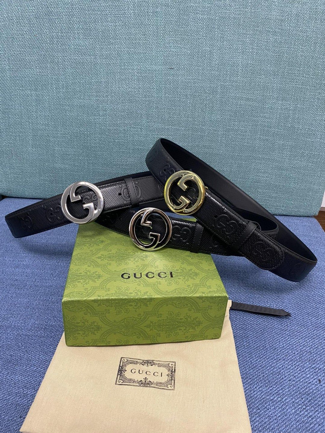 GUCCI.古驰 全套包装 3.8cm