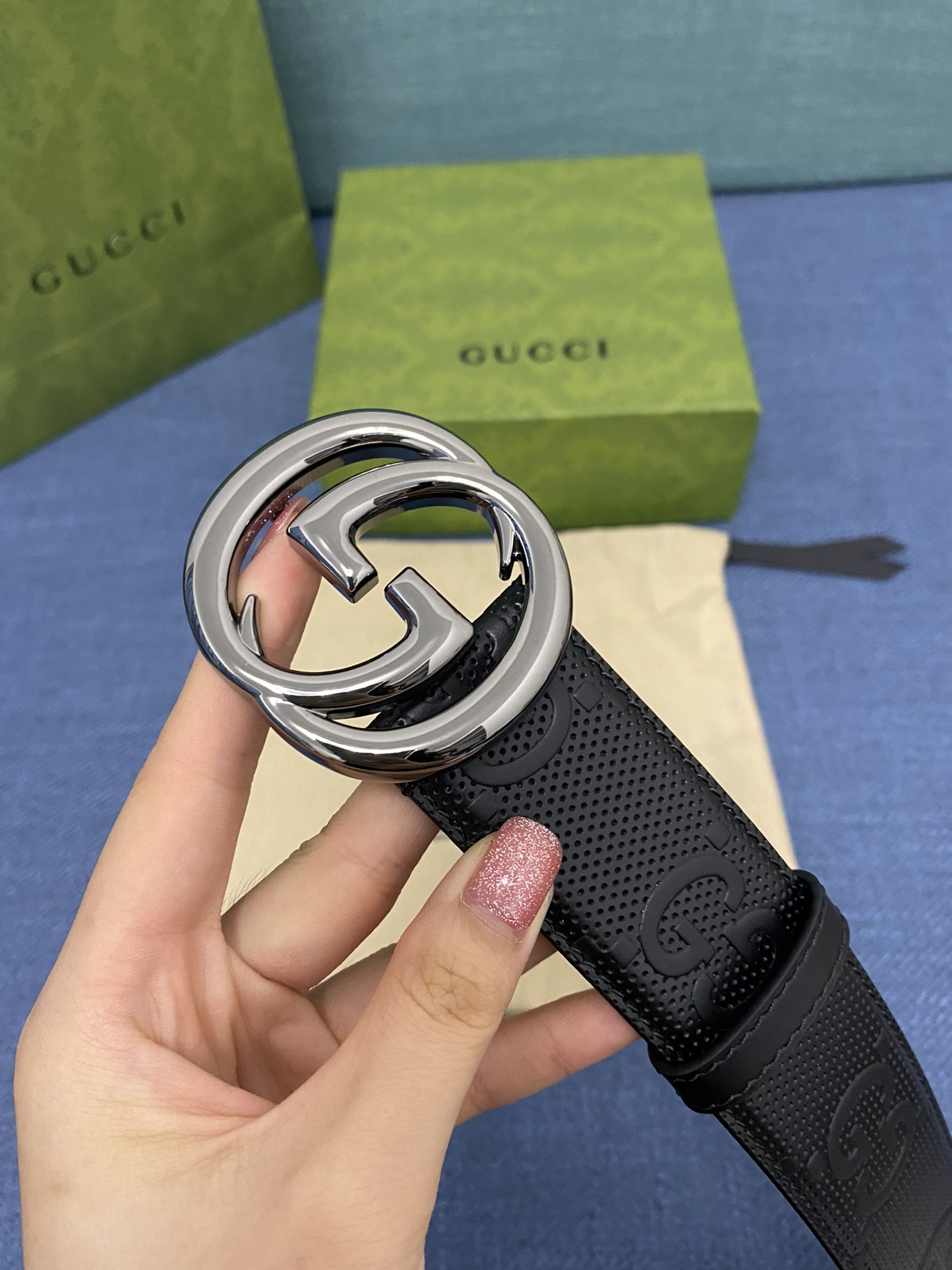 GUCCI.古驰 全套包装 3.8cm