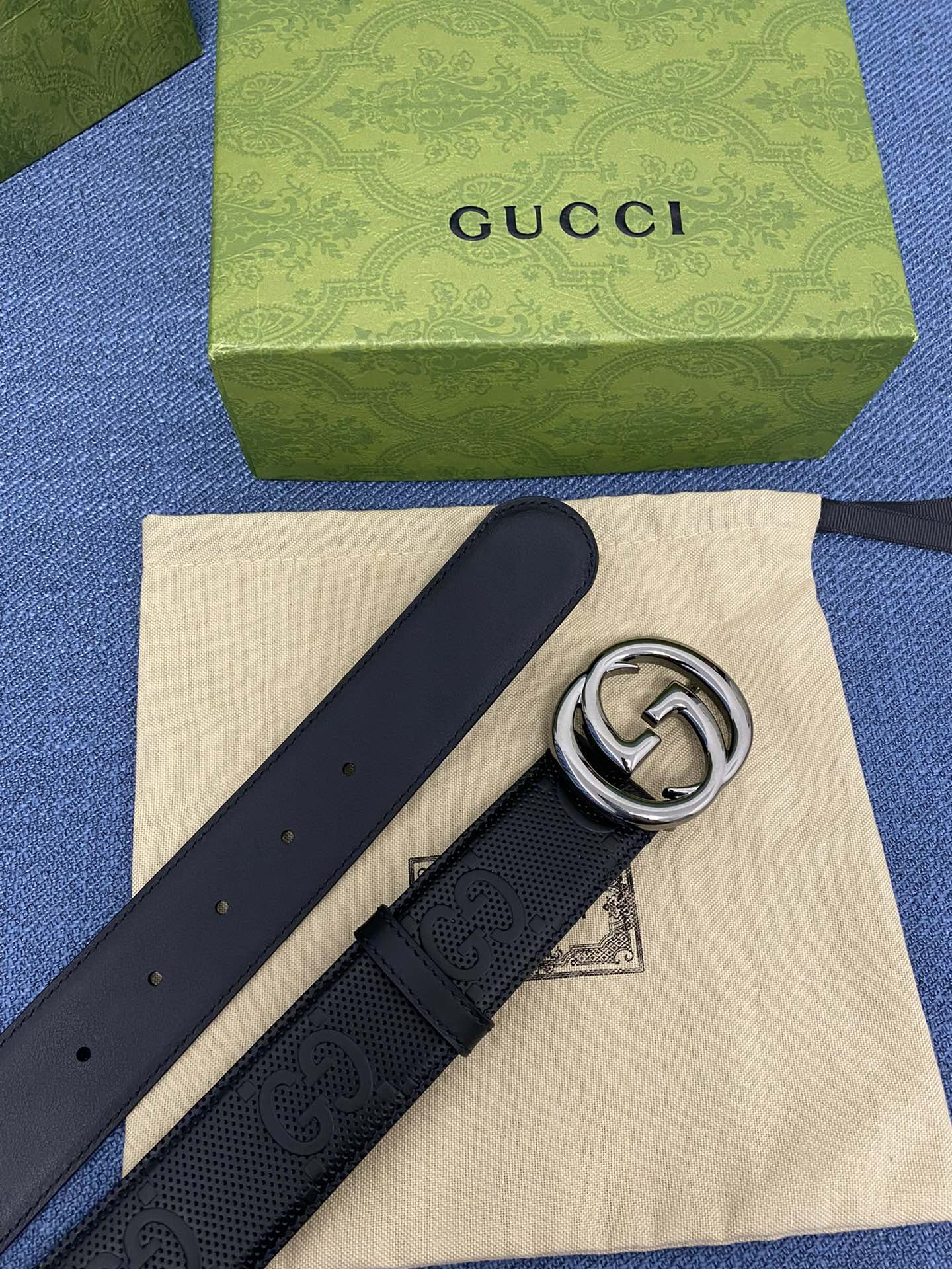 GUCCI.古驰 全套包装 3.8cm