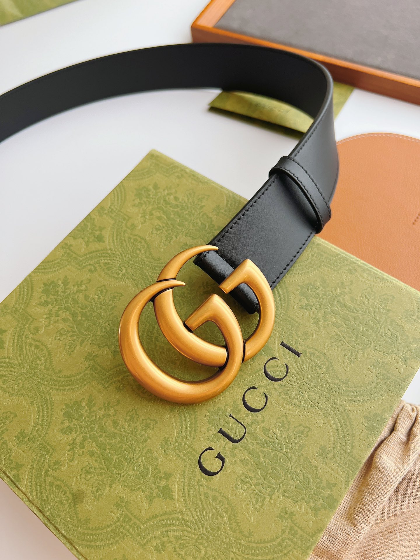 Gucci.古驰 全套包装 专柜货经典款腰带