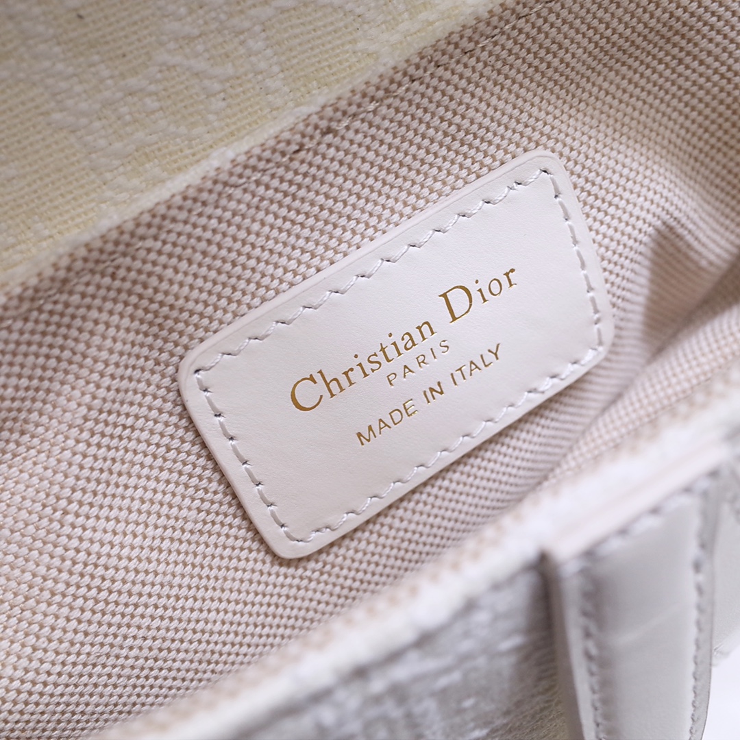 Dior Saddle 顶级白色马鞍包