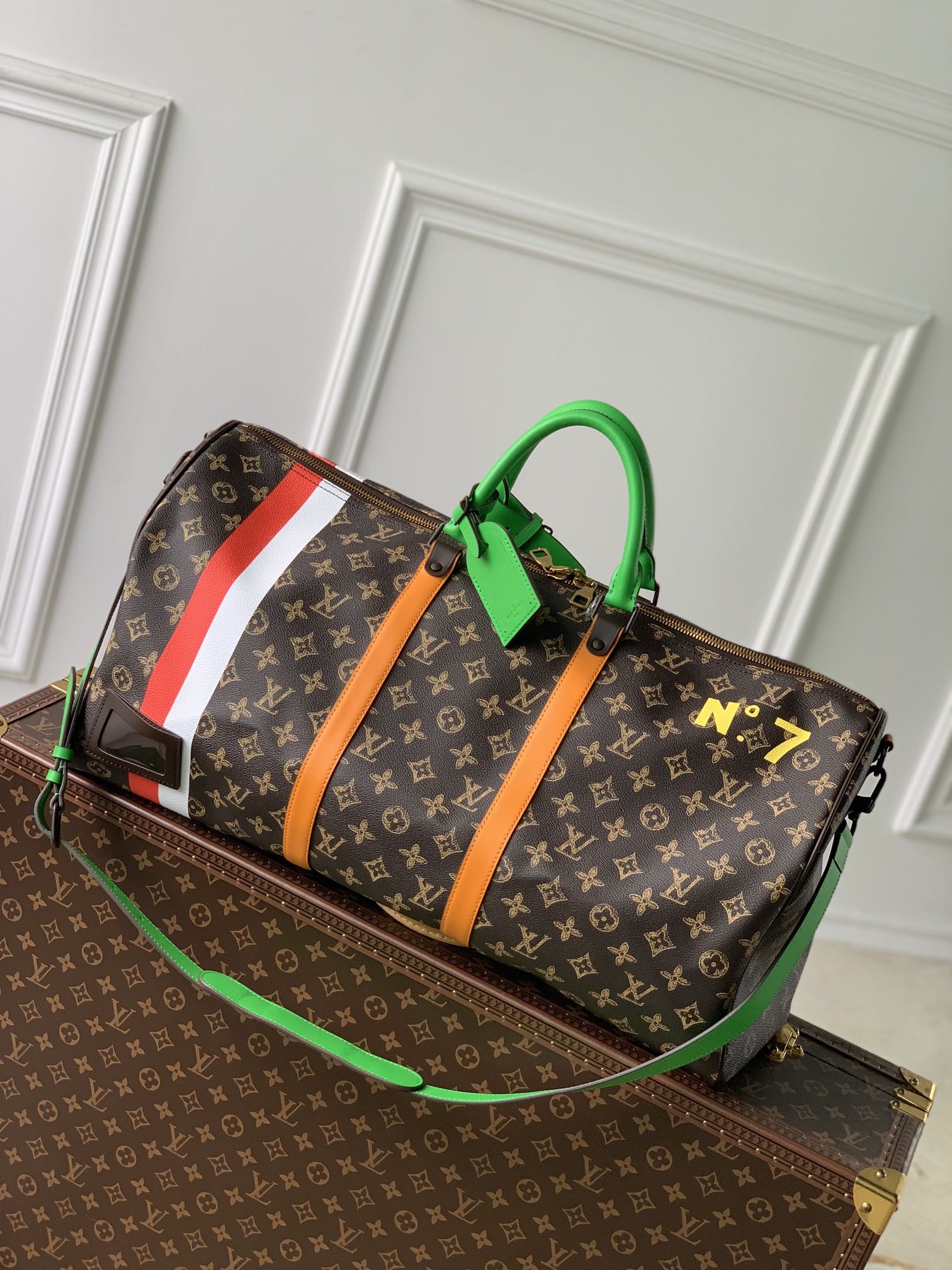 M59661 老花 （丝印） KEEPALL 55 旅行袋