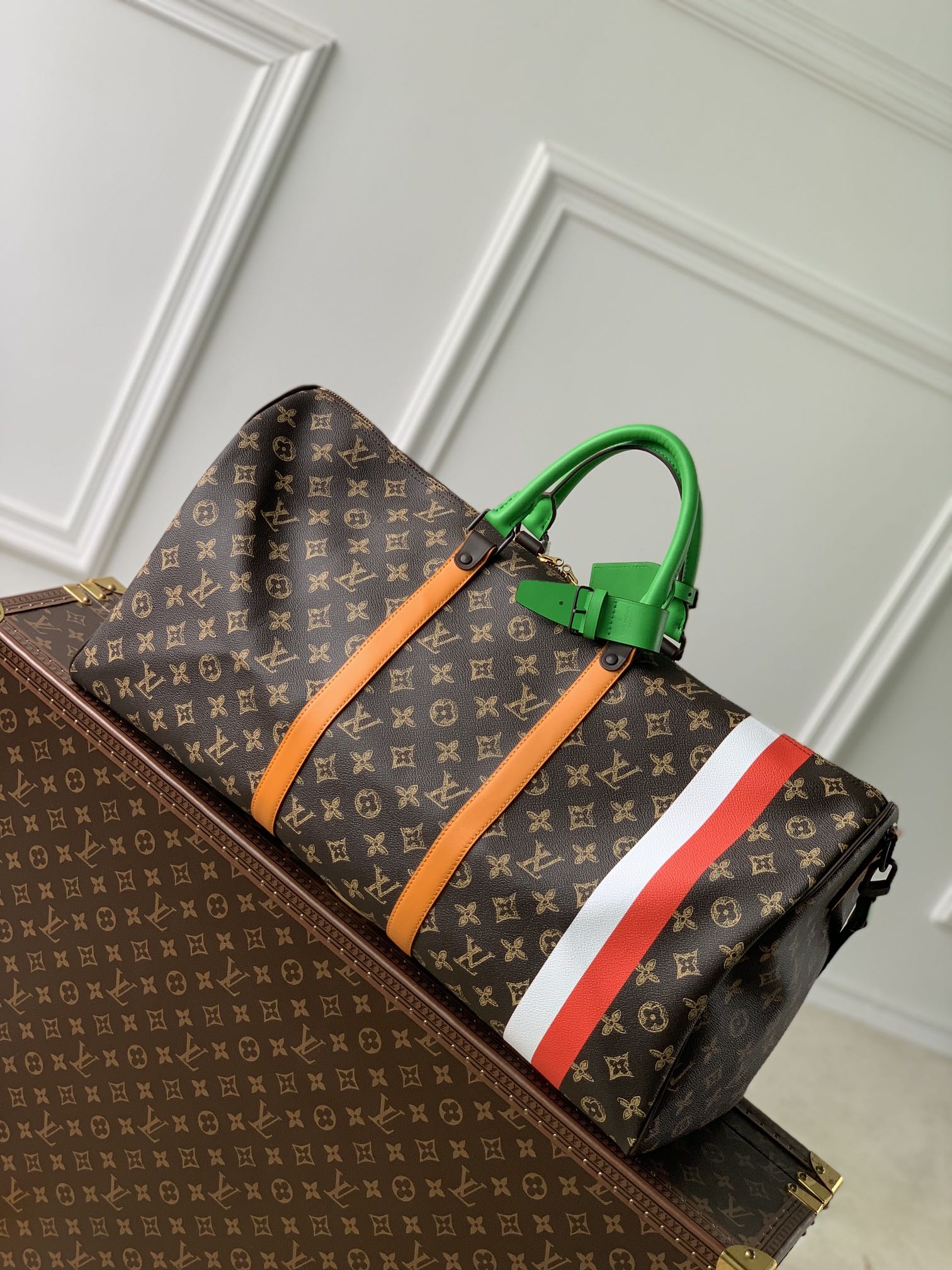 M59661 老花 （丝印） KEEPALL 55 旅行袋