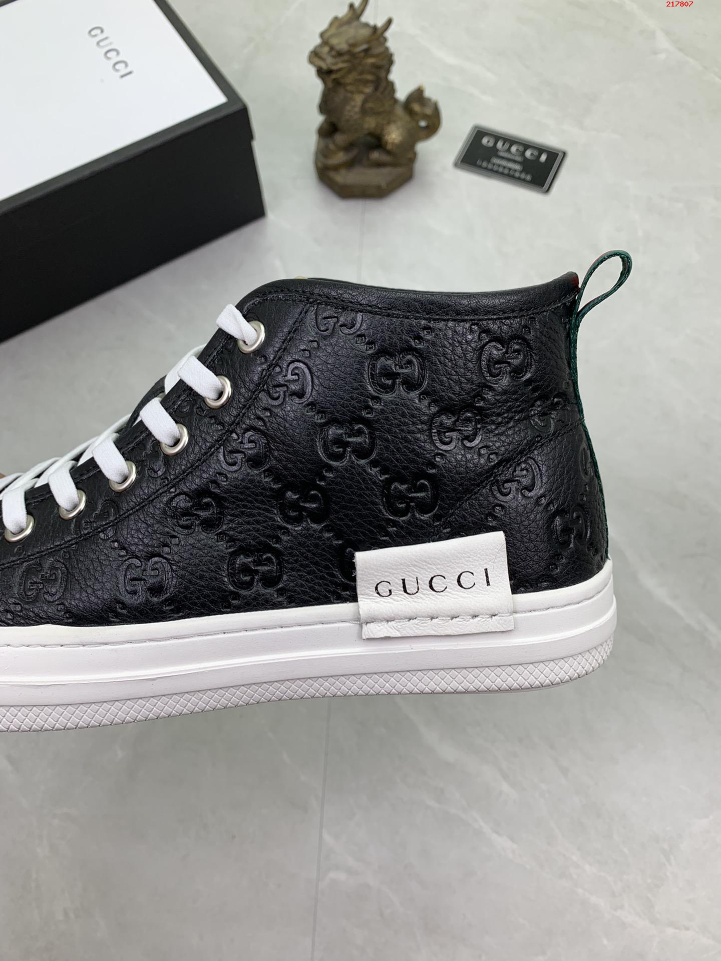 牛里  古驰 GUCCI 经典时尚高帮男鞋 专柜同步