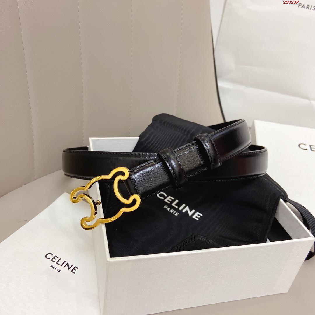 赛琳Celine  新款凯旋门logo   女士腰带 宽度2.5cm