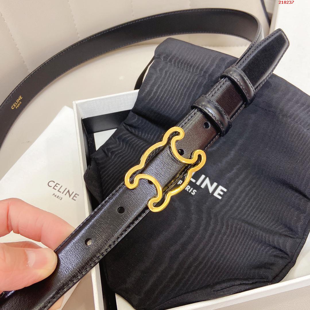 赛琳Celine  新款凯旋门logo   女士腰带 宽度2.5cm