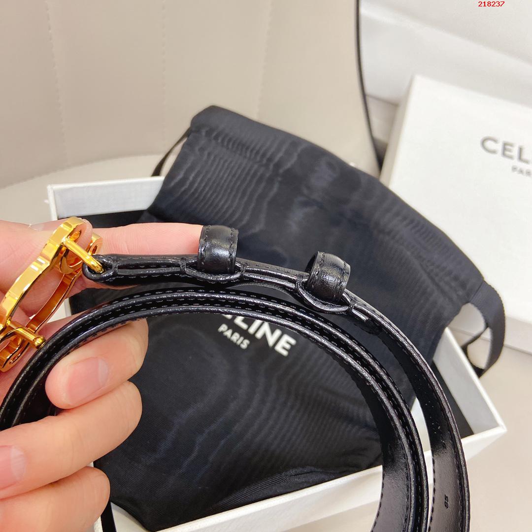 赛琳Celine  新款凯旋门logo   女士腰带 宽度2.5cm