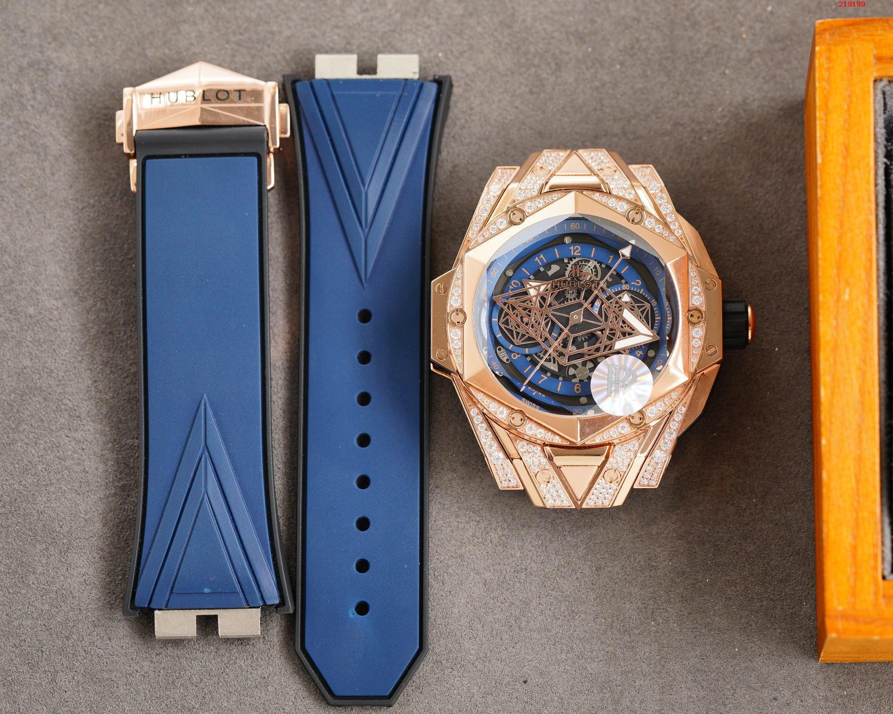 R厂出品 Hublot 宇舶 全新Big Bang Sang Bleu II 刺青腕表  