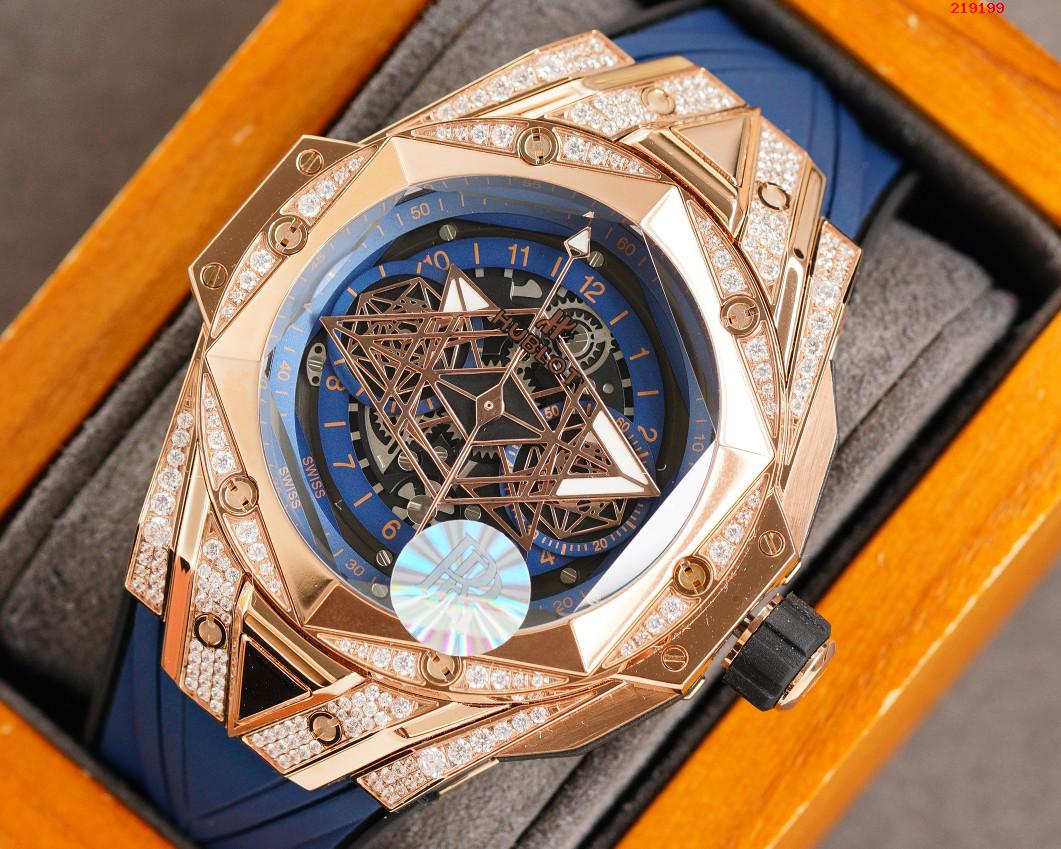 R厂出品 Hublot 宇舶 全新Big Bang Sang Bleu II 刺青腕表  