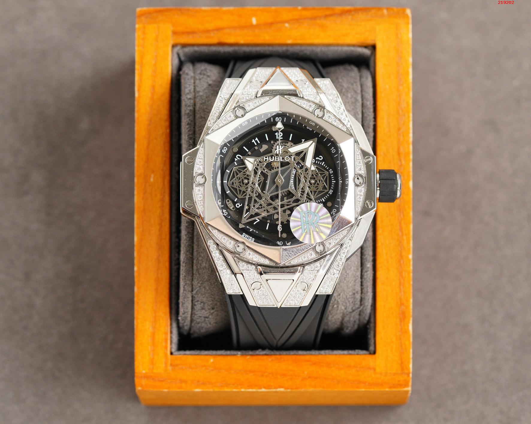 R厂出品 Hublot 宇舶 全新Big Bang Sang Bleu II 刺青腕表  