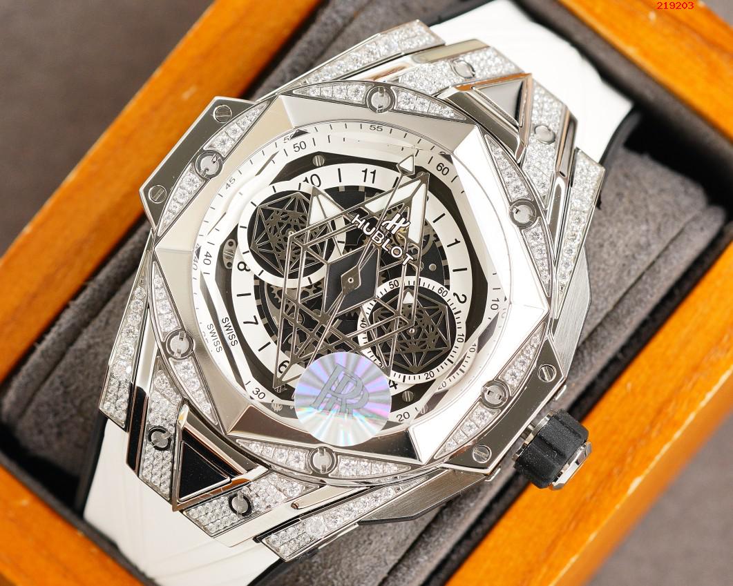 R厂出品 Hublot 宇舶 全新Big Bang Sang Bleu II 刺青腕表  