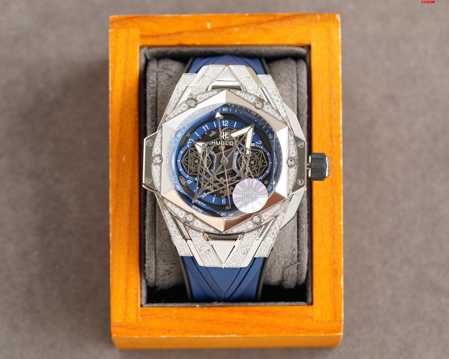 R厂出品 Hublot 宇舶 全新Big Bang Sang Bleu II 刺青腕表  