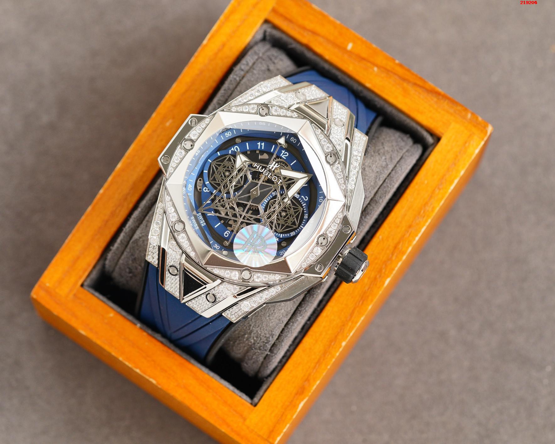 R厂出品 Hublot 宇舶 全新Big Bang Sang Bleu II 刺青腕表  