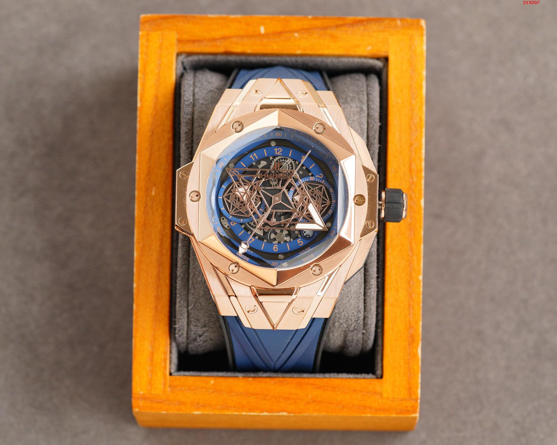 R厂出品 Hublot 宇舶 全新Big Bang Sang Bleu II 刺青腕表  