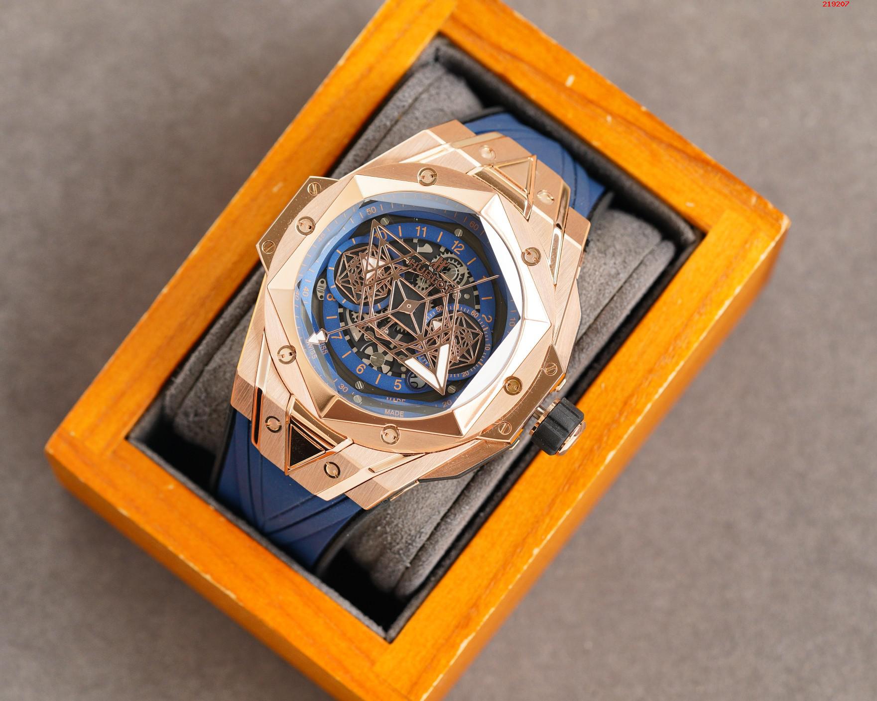 R厂出品 Hublot 宇舶 全新Big Bang Sang Bleu II 刺青腕表  