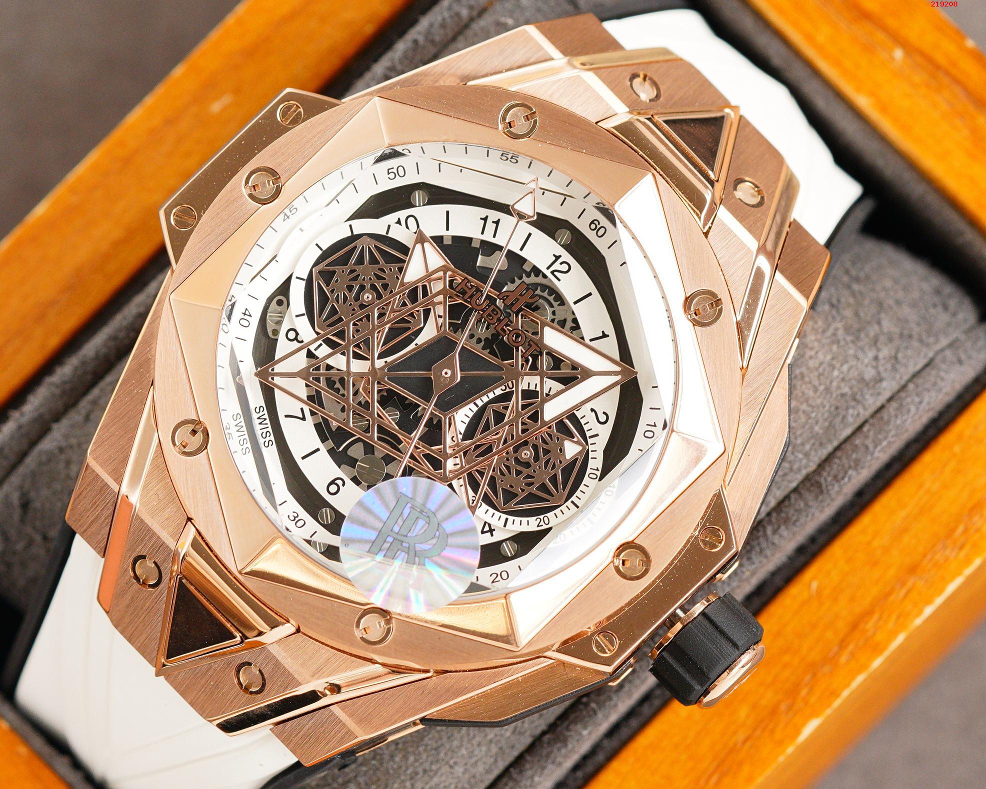 R厂出品 Hublot 宇舶 全新Big Bang Sang Bleu II 刺青腕表  