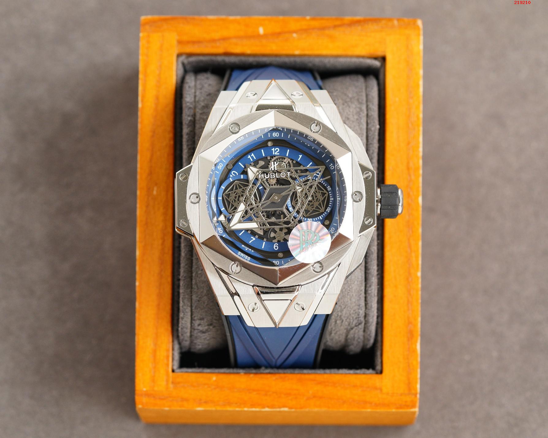 R厂出品 Hublot 宇舶 全新Big Bang Sang Bleu II 刺青腕表  