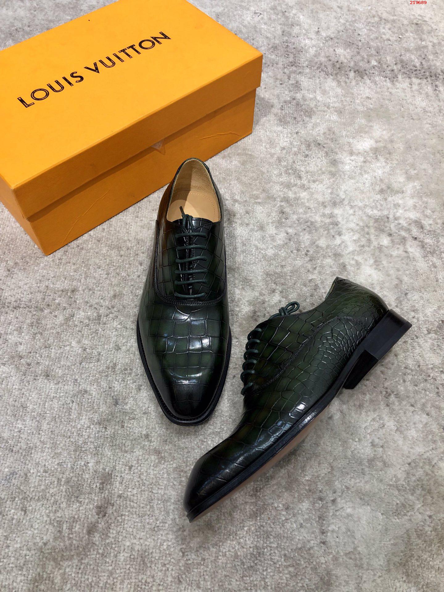 Louis Vuitton LV 男士经典牛津鞋男士商务正装雕花皮鞋 经典款 