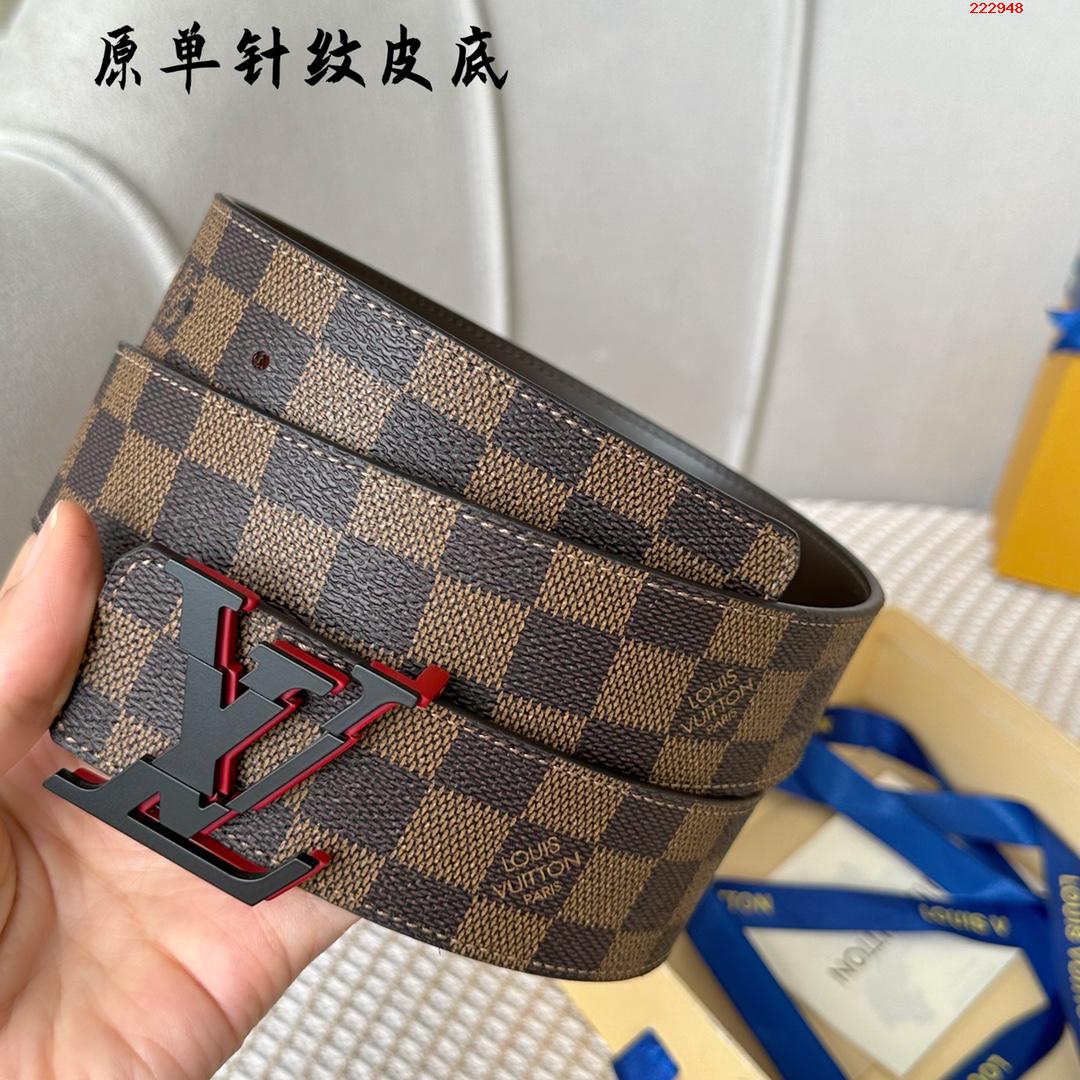 -LV 路易威登 最新22款 宽40MM 经典咖格