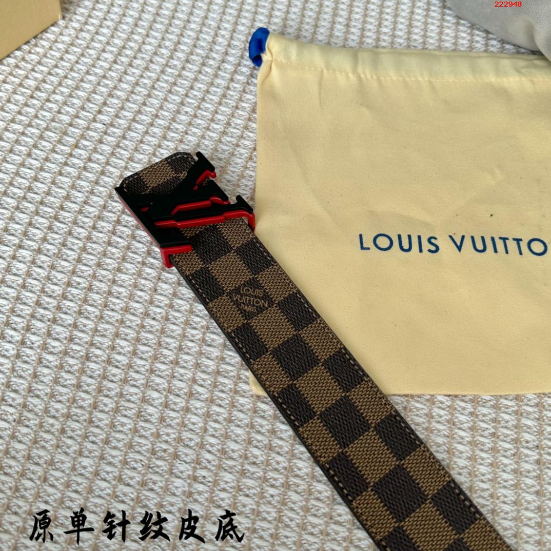 -LV 路易威登 最新22款 宽40MM 经典咖格