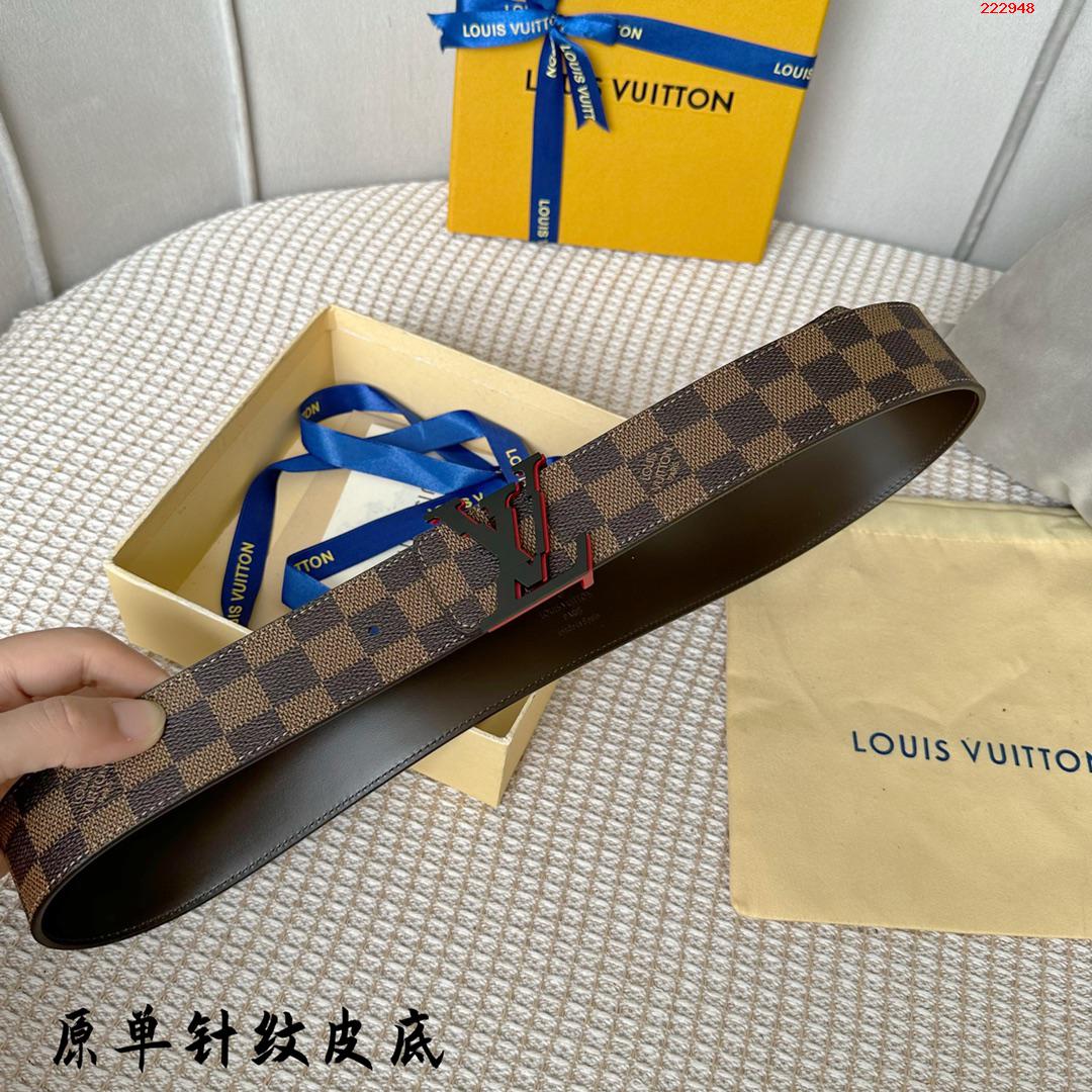 -LV 路易威登 最新22款 宽40MM 经典咖格