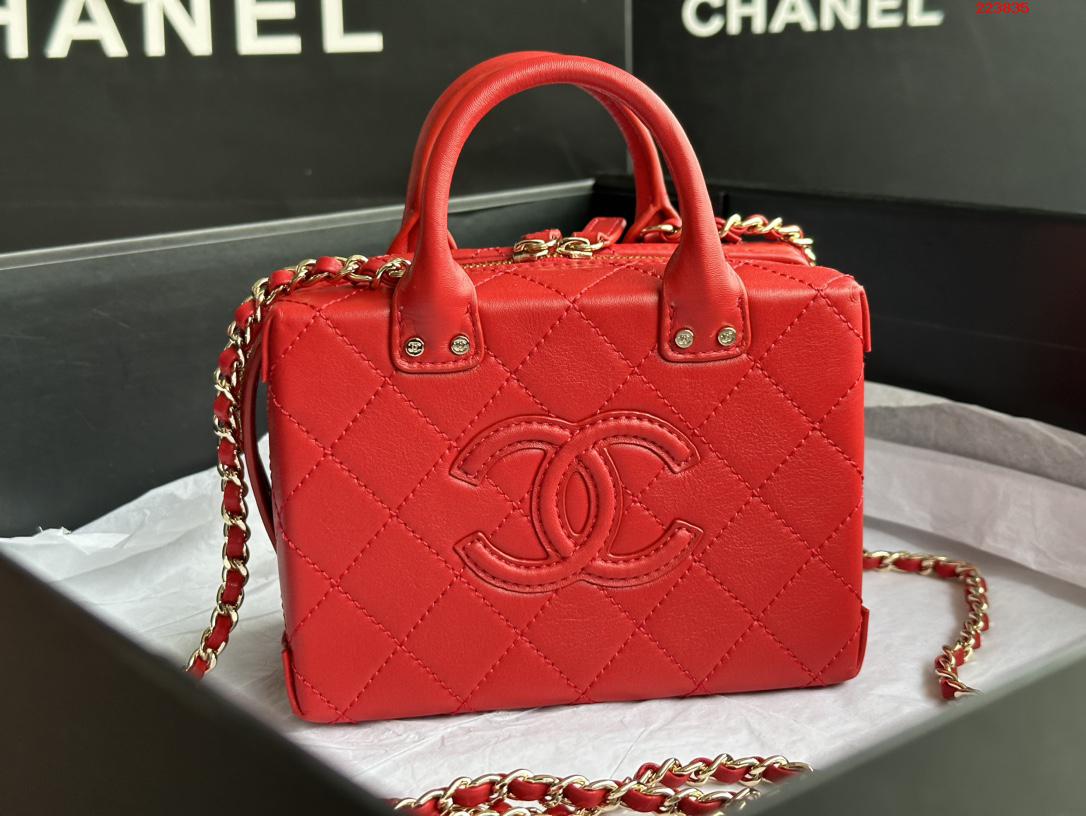 CHANEL    小号 AS3344   2022年秋冬新款 化妆盒子包  