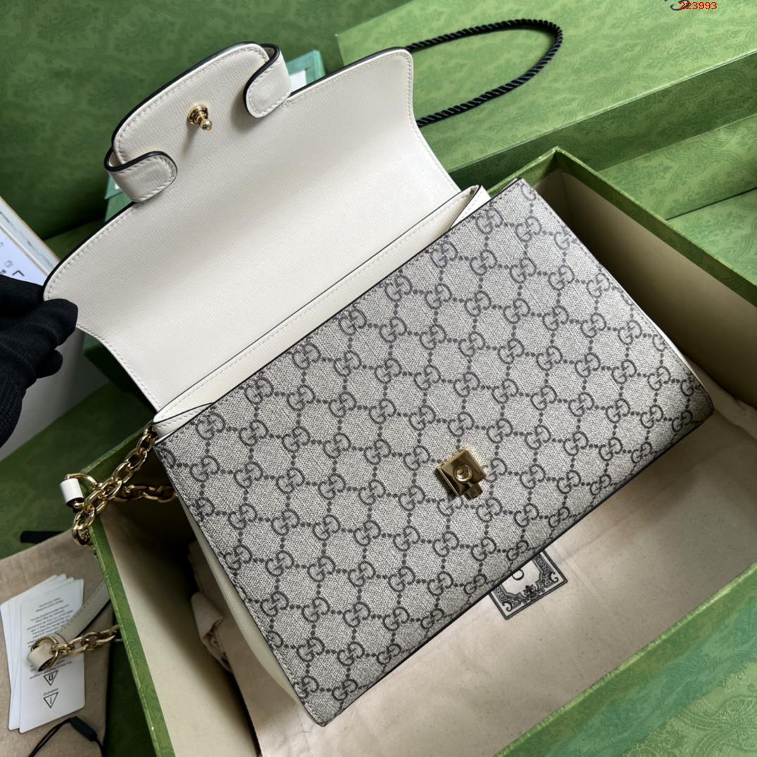    配全套原厂绿盒包装  Gucci Horsebit 1955系列中号手袋  型号 702049 