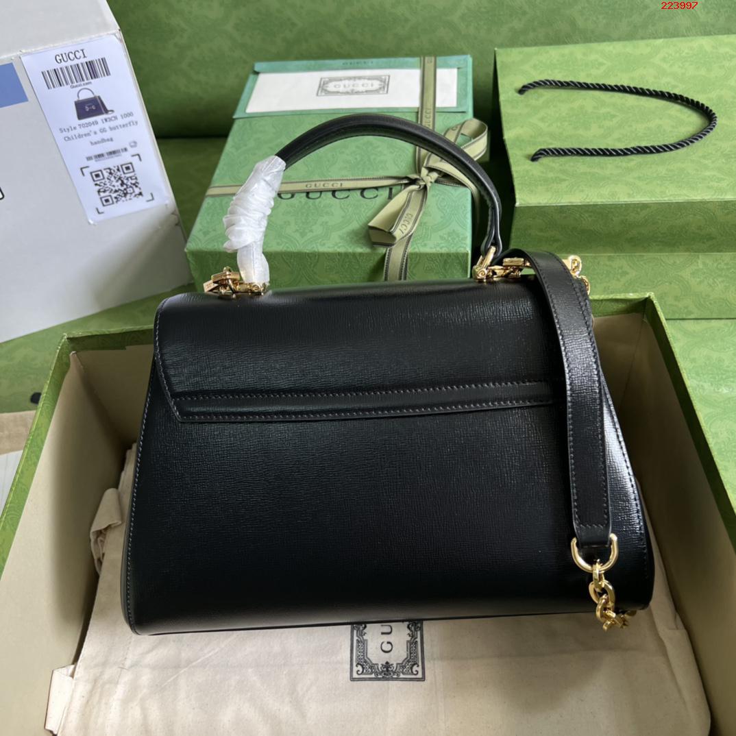    配全套原厂绿盒包装  Gucci Horsebit 1955系列中号手袋 型号 702049 