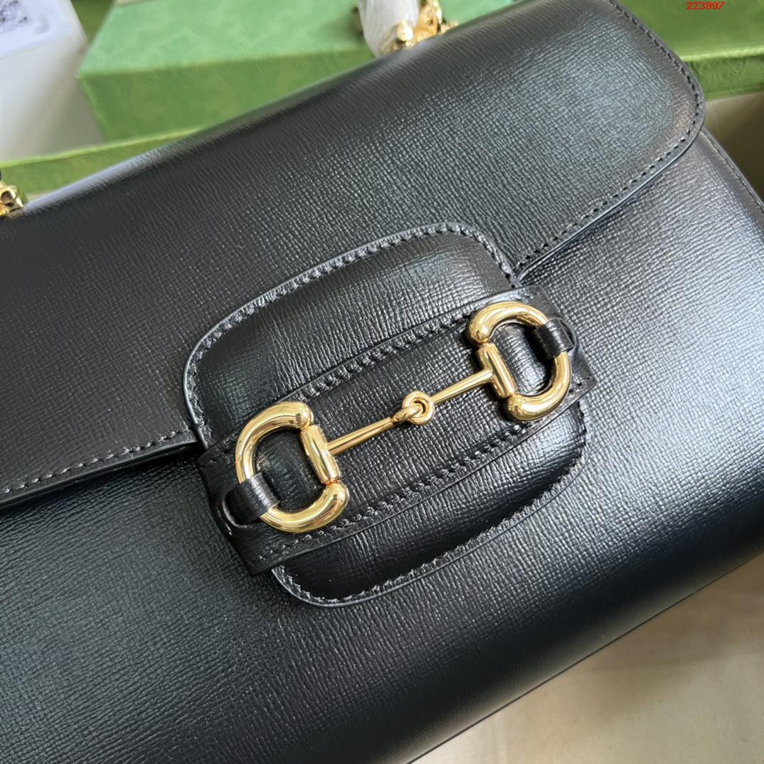    配全套原厂绿盒包装  Gucci Horsebit 1955系列中号手袋 型号 702049 