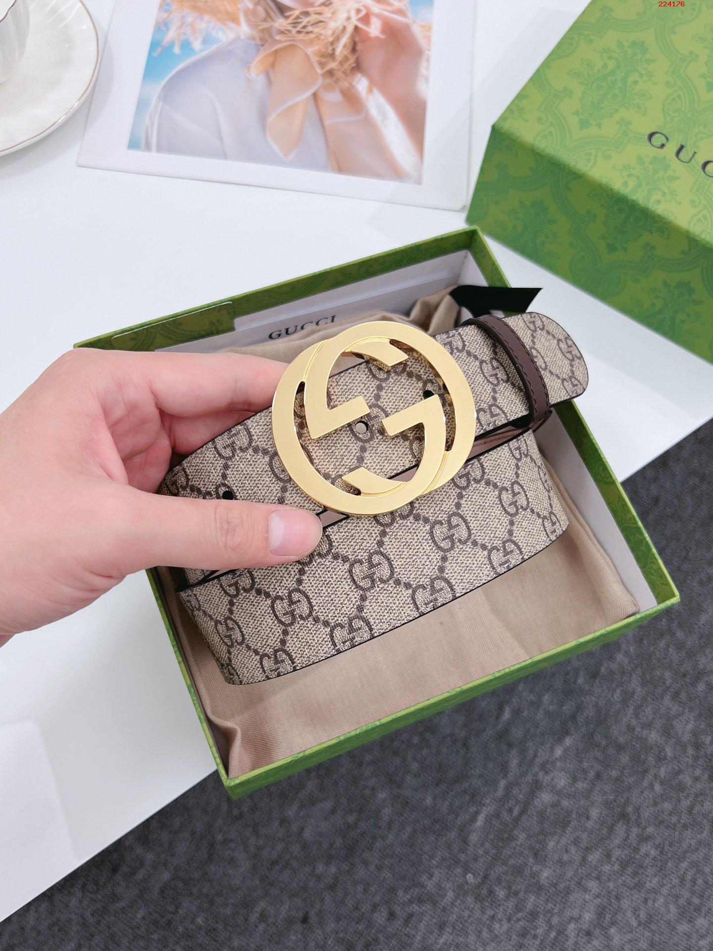 Gucci 古驰 全套包装 专柜经典款 宽度38mm 