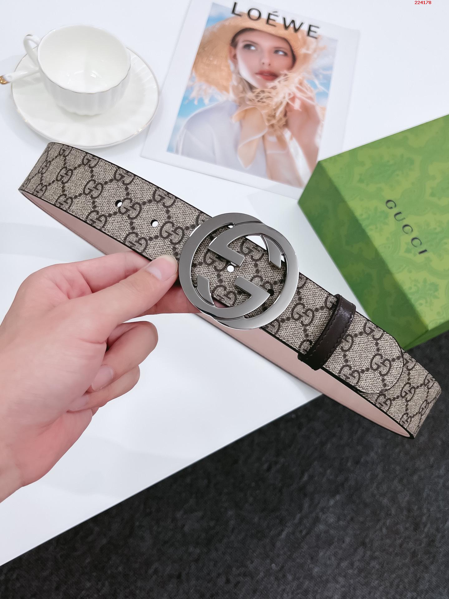 Gucci 古驰 全套包装 专柜经典款 宽度38mm 