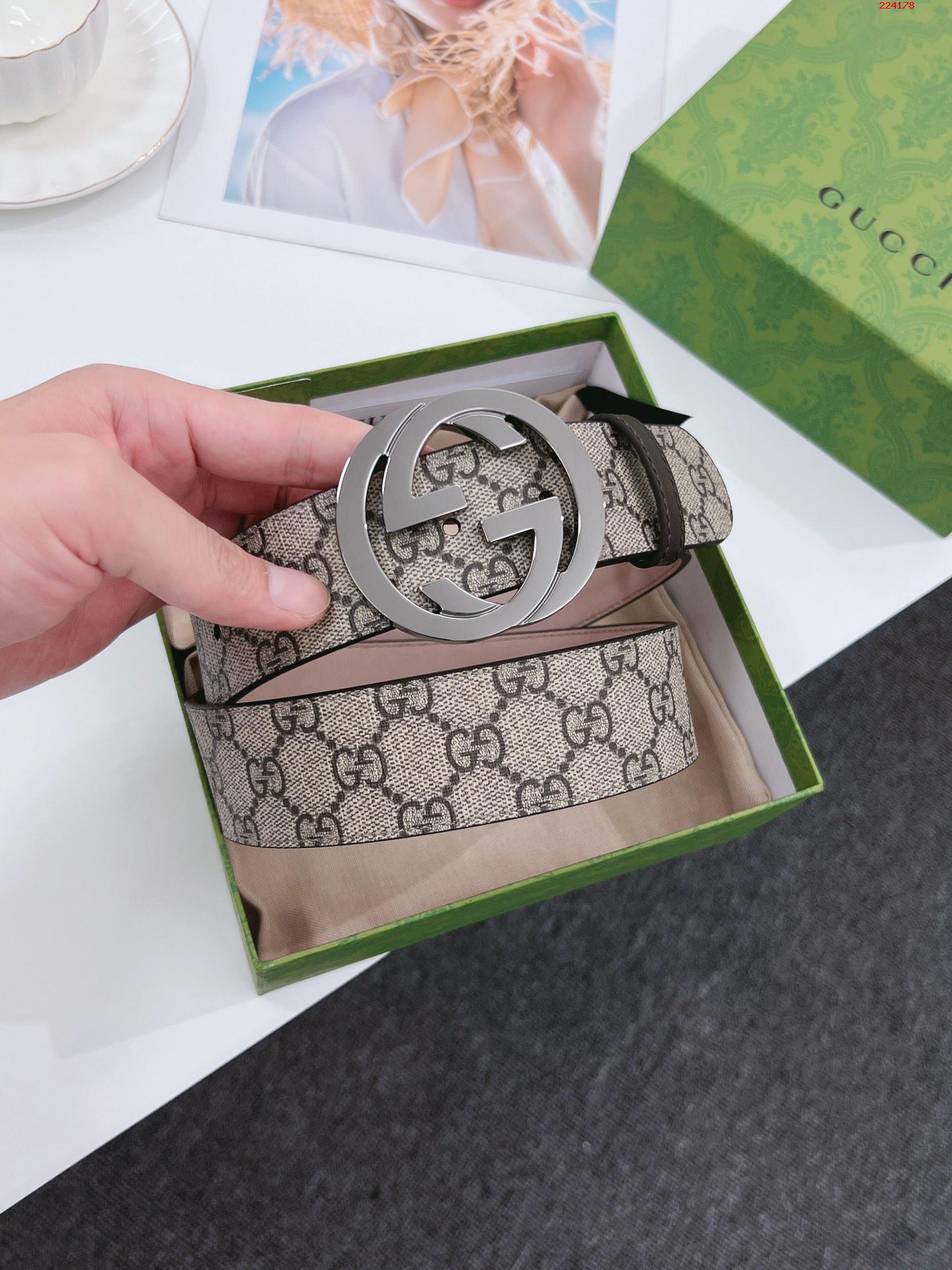 Gucci 古驰 全套包装 专柜经典款 宽度38mm 