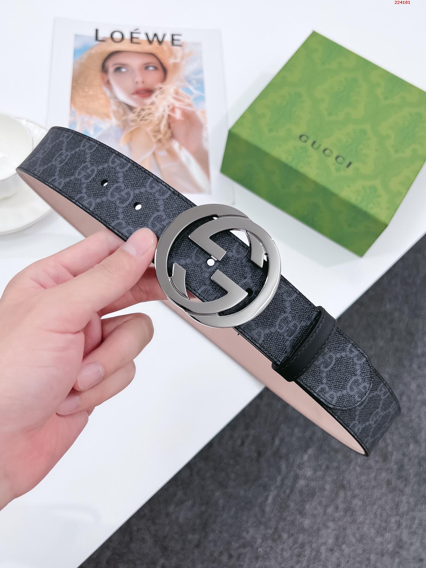 Gucci 古驰 全套包装 专柜经典款 宽度38mm 